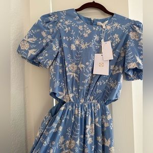 Wayf cutout midi dress